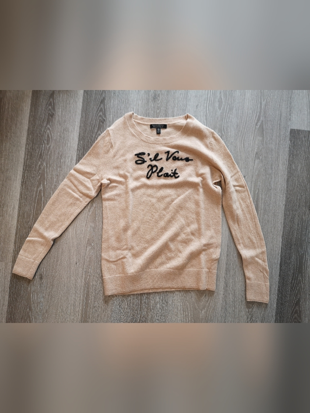Merino Wool/Cashmere Knit Sweater